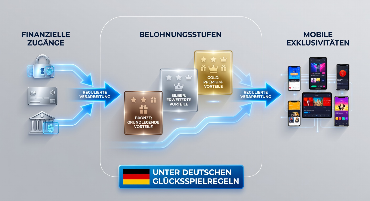 Darstellung des Flusses von Zahlungsgateways zu Belohnungssystemen in deutschen Online-Casinos