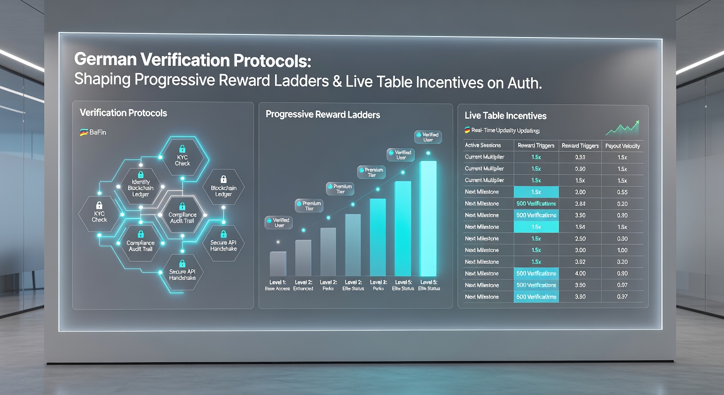Darstellung mobiler Live-Tisch-Features und Verifizierungsprozesse
